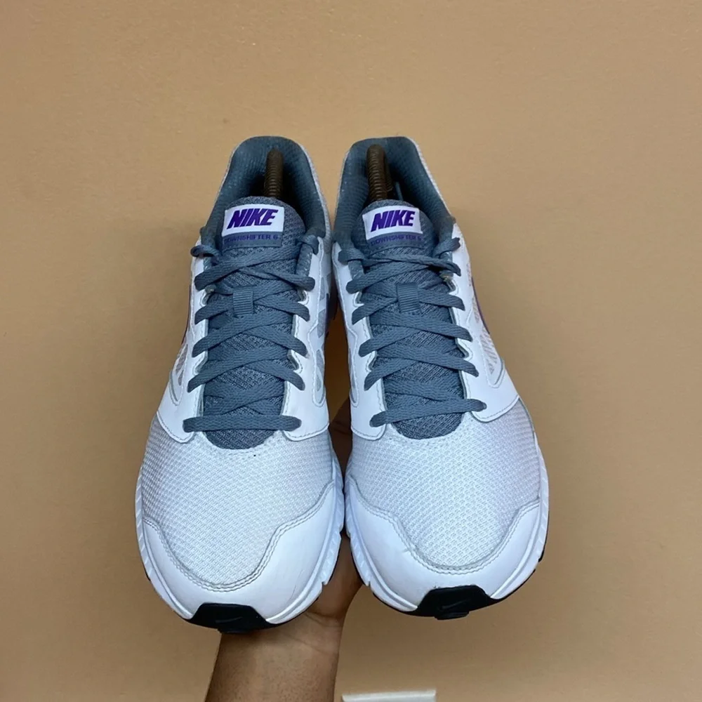 Nike Downshifter 6 White Purple Grey